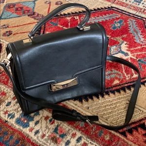 Black Leather Kate Spade crossbody -